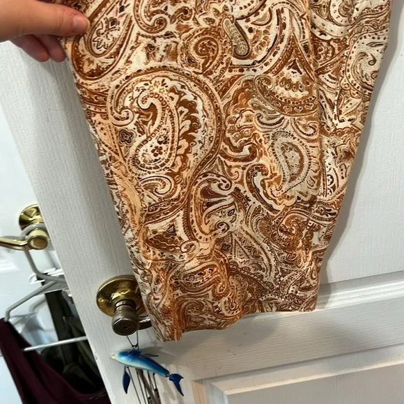 Paisley Drawstring Pants - Picture 6 of 7